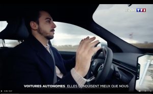 voiture electrique conduite autonome tf1